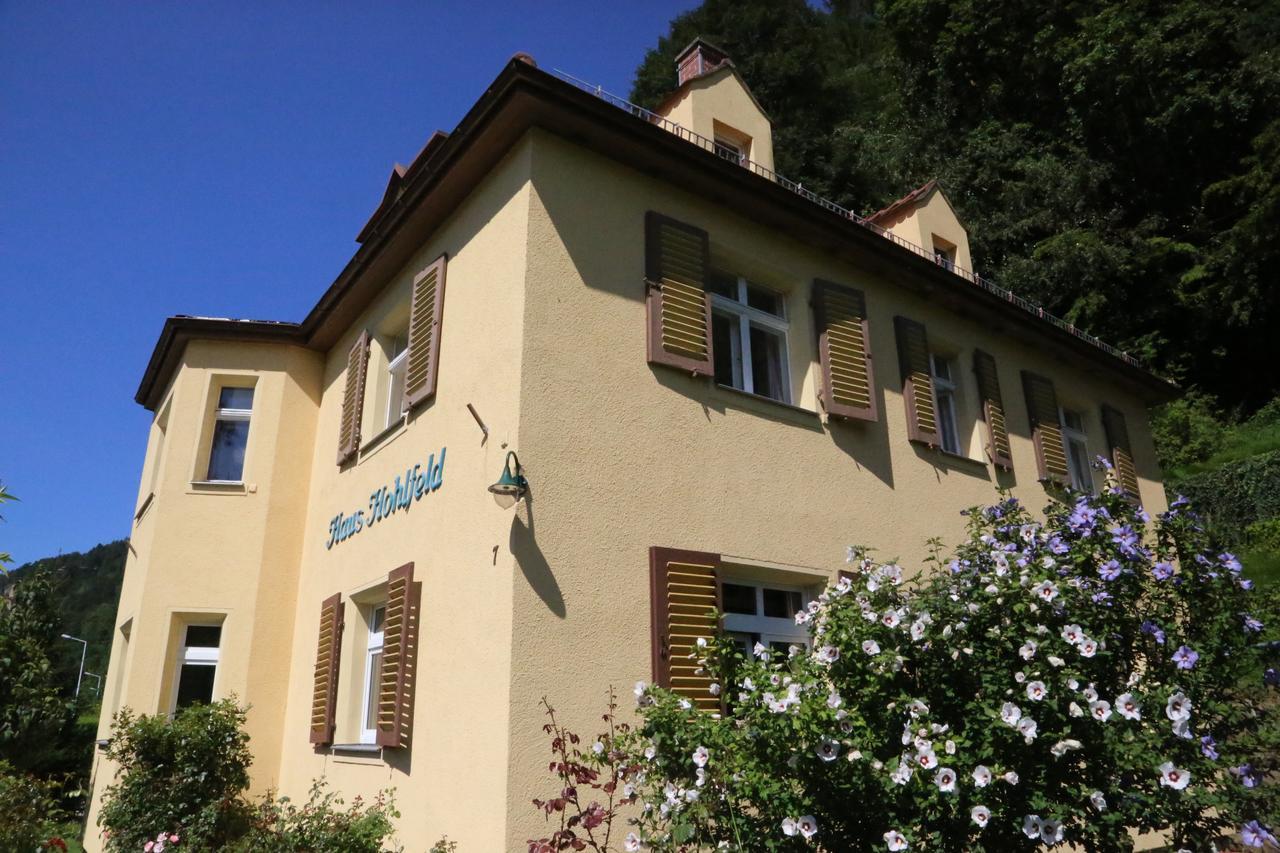 Ferienwohnung Haus Hohlfeld Bad Schandau Exterior foto